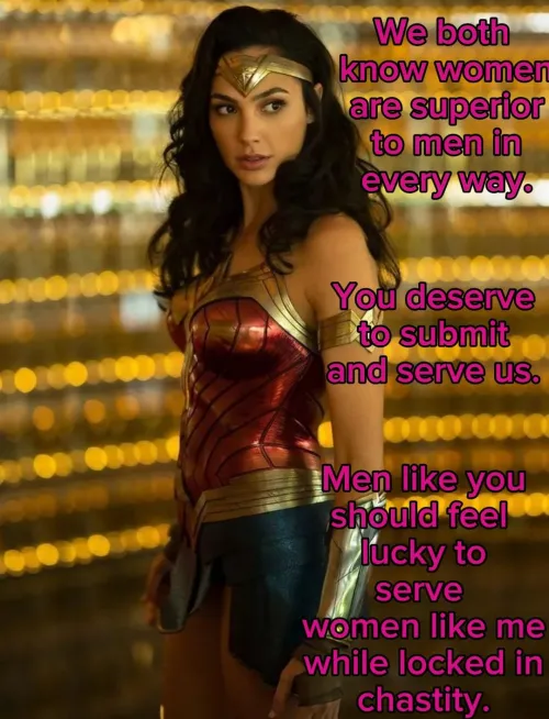 Wonder Women Thinks Women Are Superior then men. NO IMAGEFAP by MistressKeen24