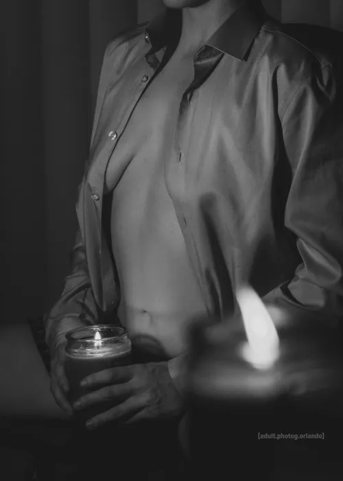 Working by candlelight by Adult_Photog_Orlando