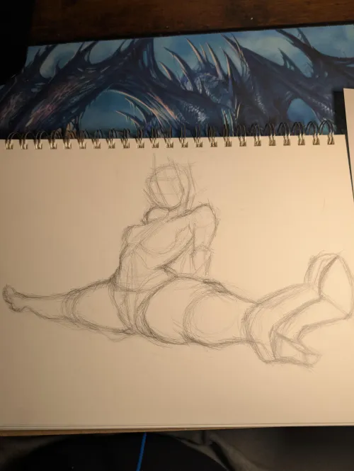 Working on a new piece by Topicmai