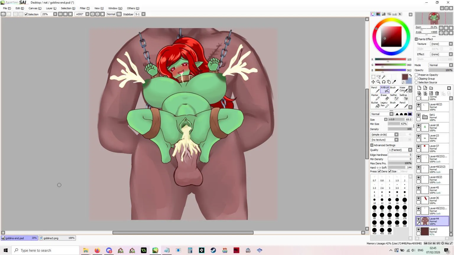 Working on Shortstack mining game, this is the good ending for the goblin here, she wont the priviledge at auction posted by azurezero_hdev