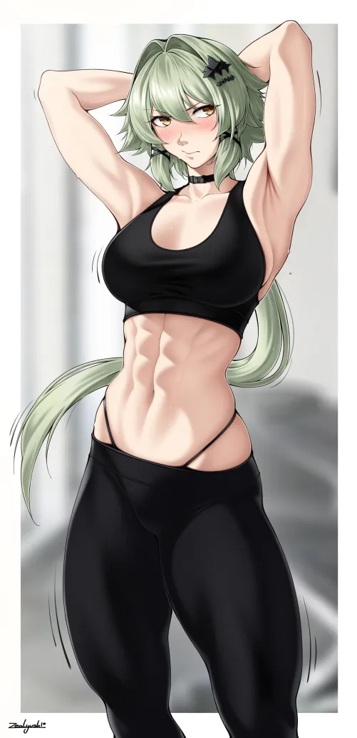 Workout Caesar King (Zealyush) [Zenless Zone Zero] by A_MASSIVE_PERVERT
