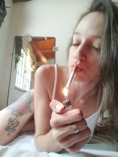 Would it bother you if I smoked in your face? by Dreadlock_Goddesss