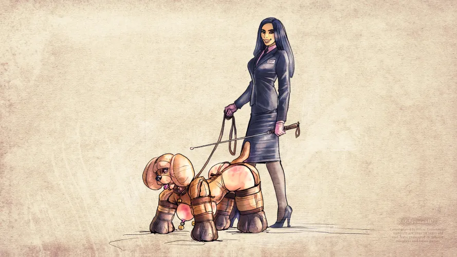 Would love to get this specific suit custom made, and keep a pet in it full-time. Love how dehumanizing it is :) by jajfactor