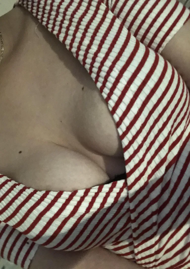 would u grape me if u saw my cleavage? posted by ChemistryOutside3364