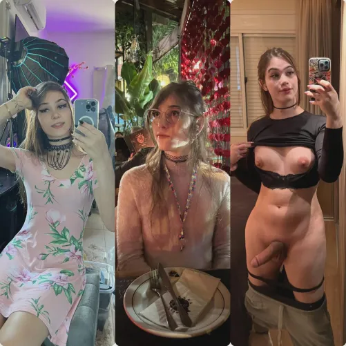 ---- WOULD U SUCK MY GIRLCOCK UNDER THE TABLE ON OUR FIRST DATE? would u actually dare? --- by SableSizzle