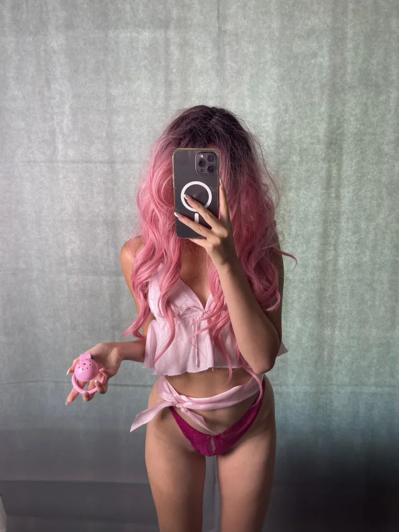 Would you go to work caged up for me? posted by PinkDolxo