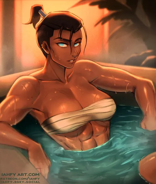 Would you join her and wash her back? by McKnight94