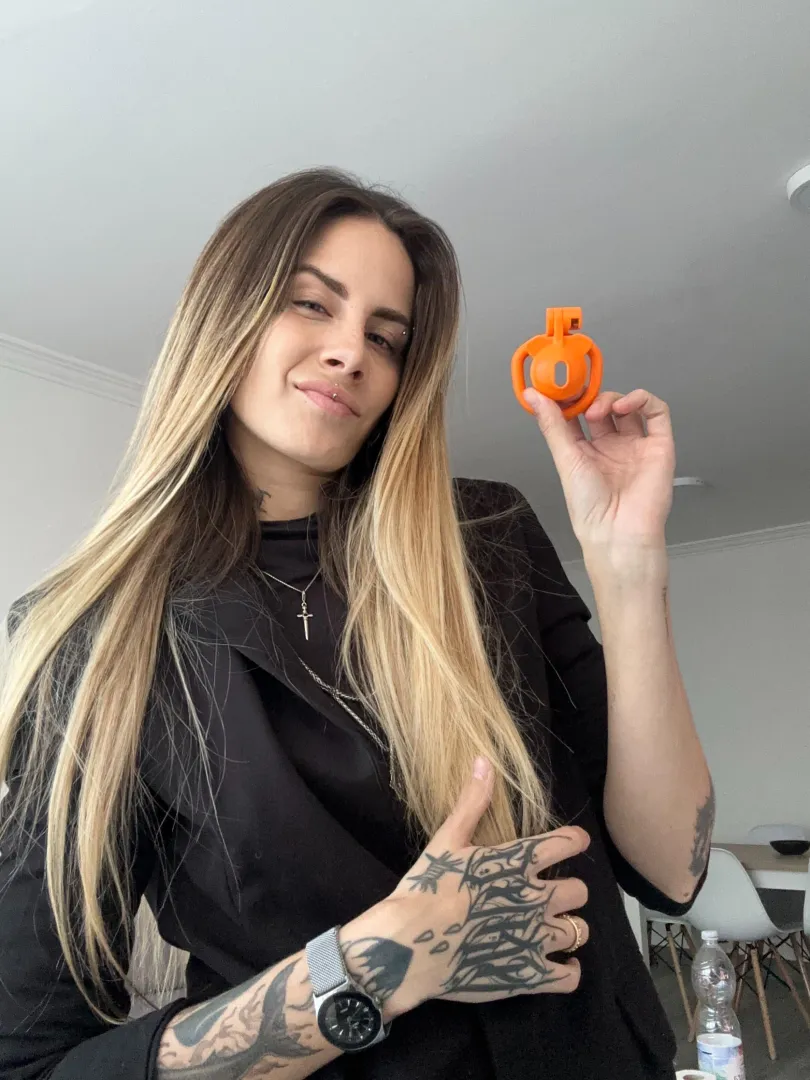 Would you let me lock you and sit on your face? posted by StarryFuzzy