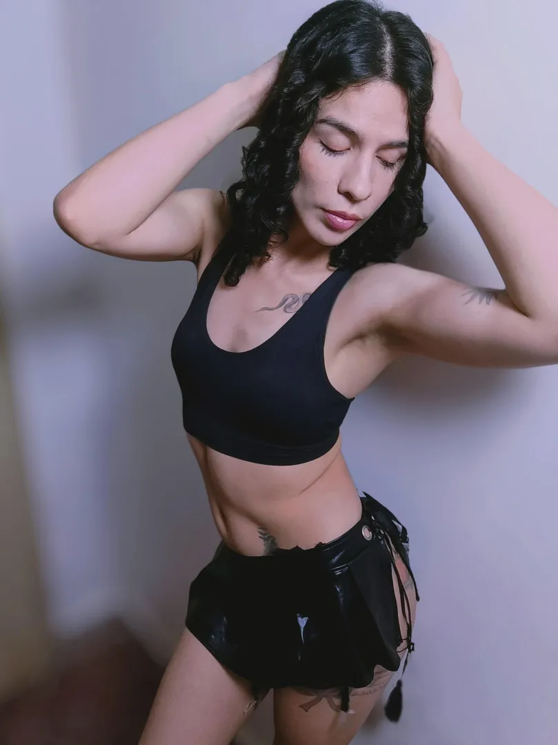 Would you like to see what's under my skirt?  posted by SweetTranssexual