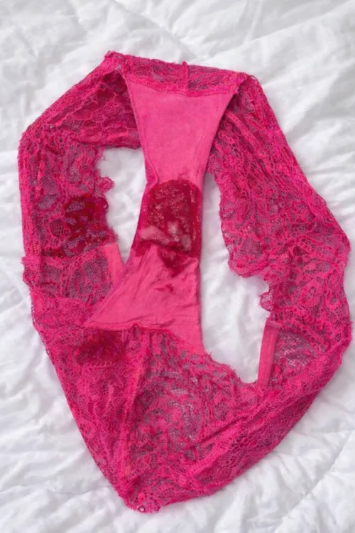 Would you like to sniff my creamy panties??  by Independent-Fox-7482