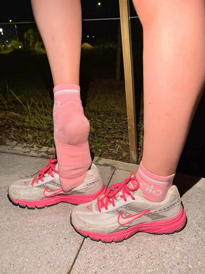 Would you peel them off and sniff after my walk? posted by kethrinef8t