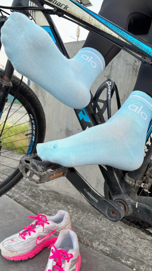 Would you sniff them right after I finish biking? by kethrinef8t