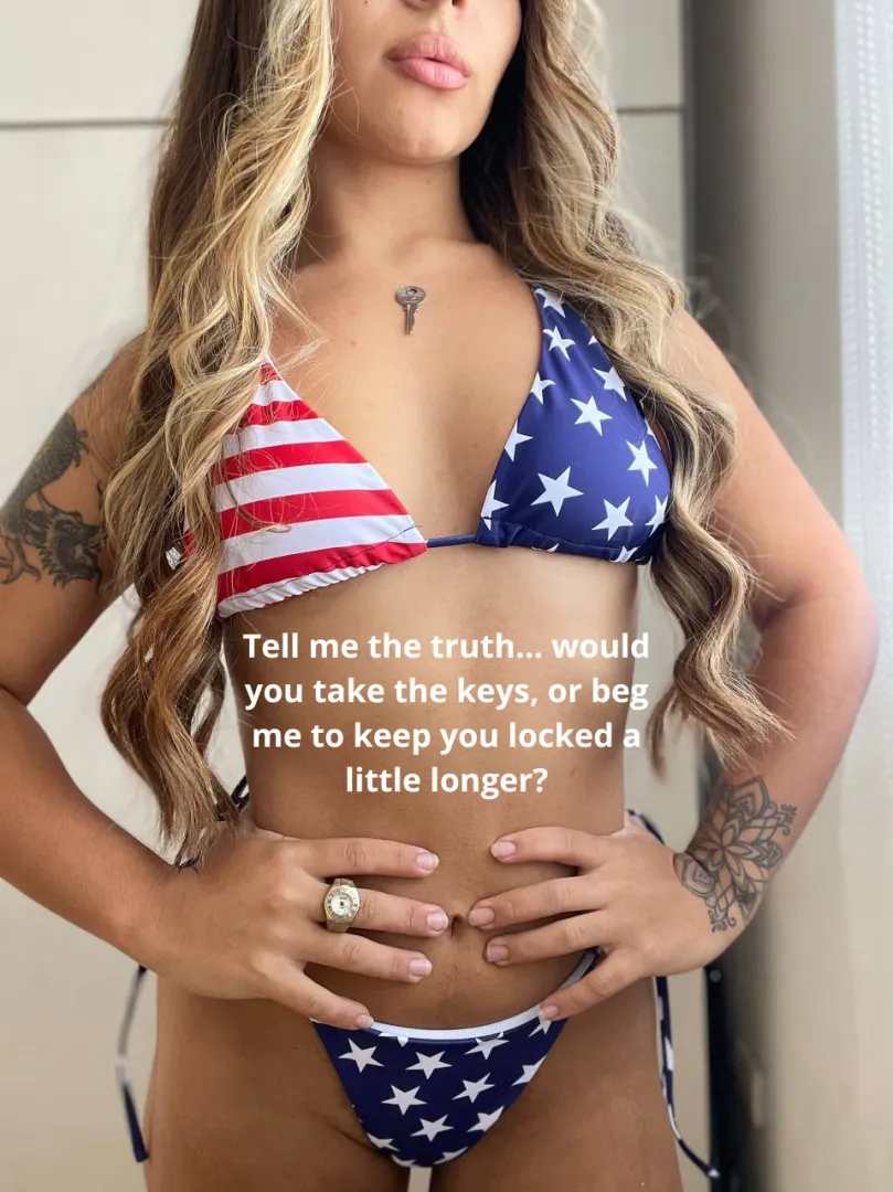 Would you take the keys… or beg to stay locked posted by melaniebennettt