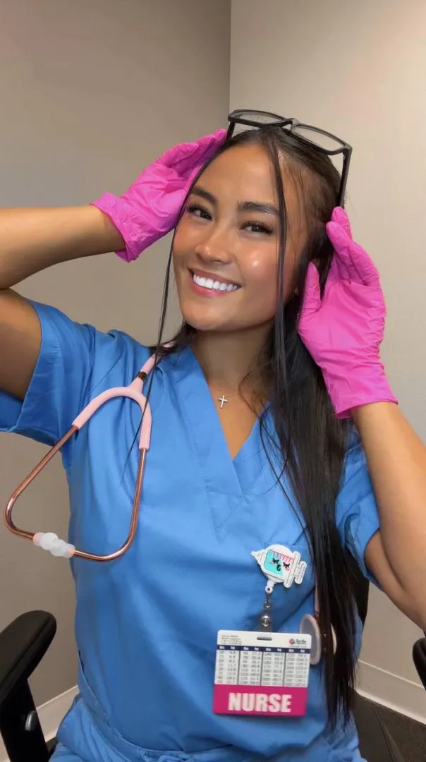 Would you tell on me if you saw me doing it with a patient? ‍⚕️ posted by nursesunshinexo