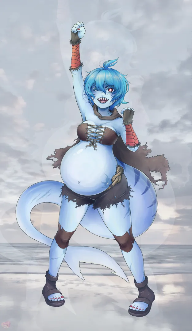 Wrath the Sharkgirl posted by HeavyLancerthe8th