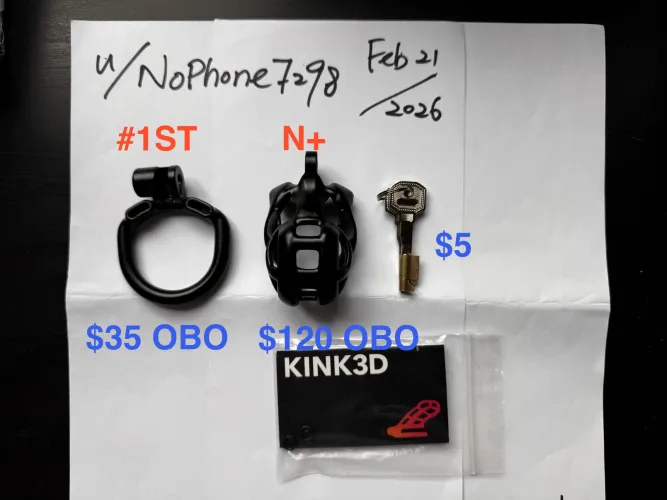 [WTS] [US] Black Cobra N+ Cage, + Ring (#1 standard) set by NoPhone7298
