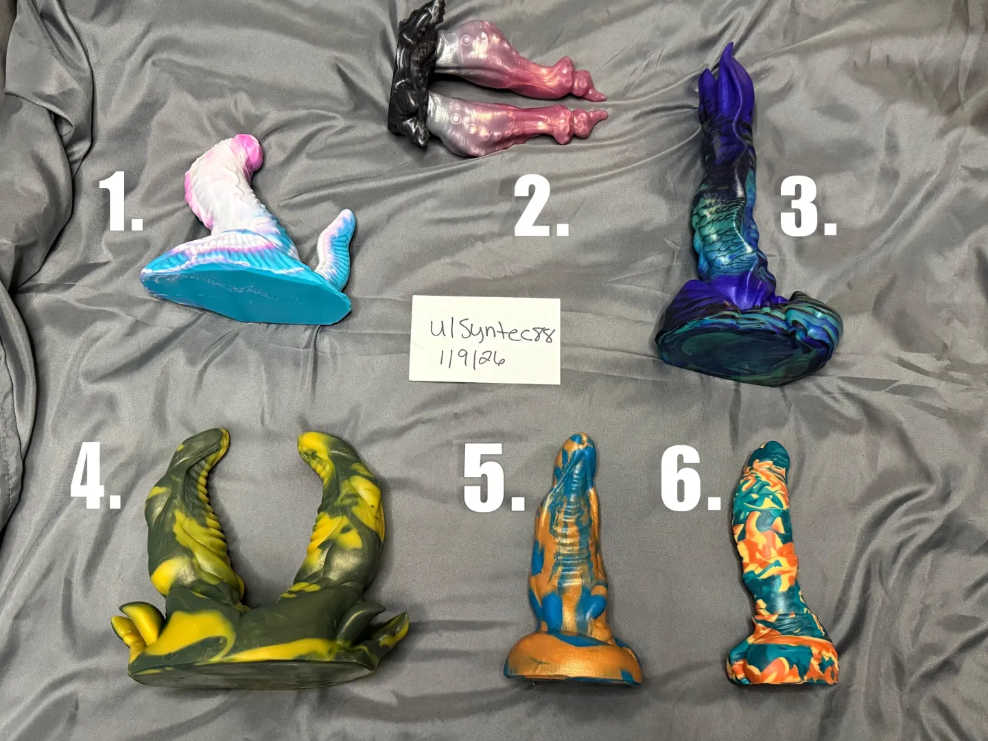Wts:6 fantasy toys, free shipping, U.S. only posted by Syntec88