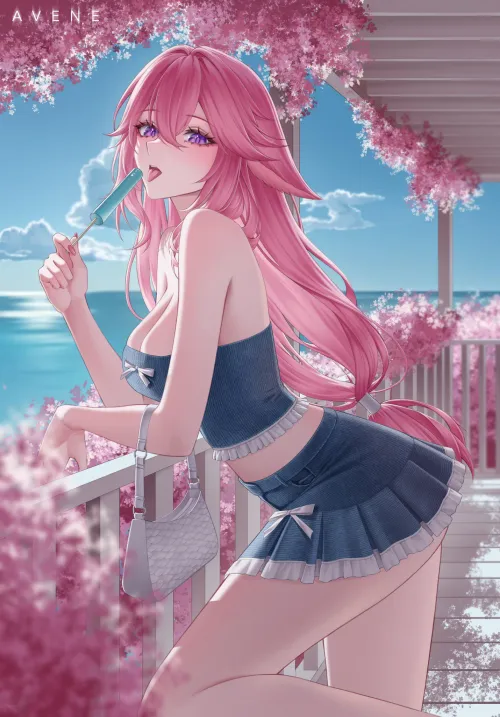 Yae Miko [Genshin Impact] by xdragon2k