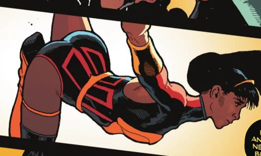 Yara Flor doing a regular fighting movement... I guess [Wonder Woman #30] by Donnie-97