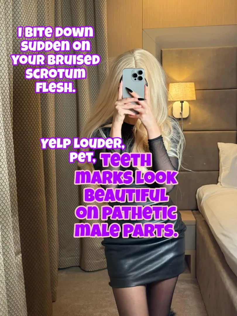 Yelp while my teeth mark your nuts [no imagefap] posted by CutLuxie