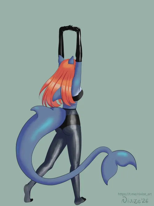 Yet another stage of undressing by Nivize