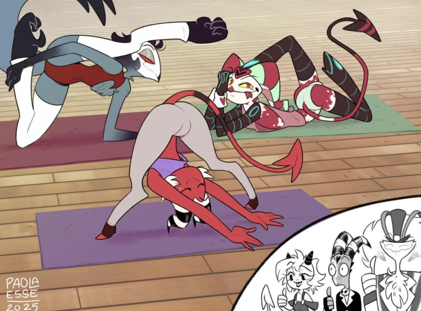 Yoga time (paolaessegraphics) posted by dvmmydumdum