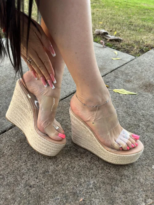 You always happy to see my feet and wedges, yes? by IamyourLisa