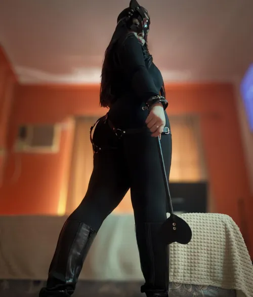 You are my chained puppy: lick my boots or feel the lash that reminds you who’s in charge⛓️ by Top_Grand7251