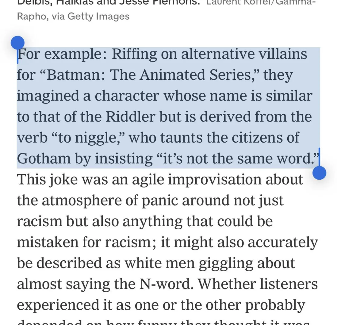 You are writing for a prestige, left wing publication and you must describe Cumtown using only one joke. Which do you choose? posted by External_Donut3140