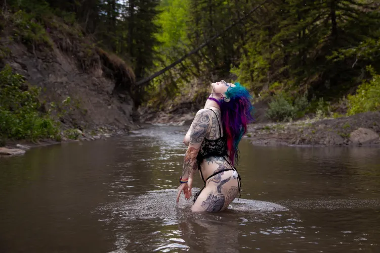 You come across a Dryad bathing, your approach will determine your interaction by RainbowGothKat
