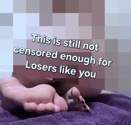 you focus on feet.. you really don’t need anything else! by findom_queenbee