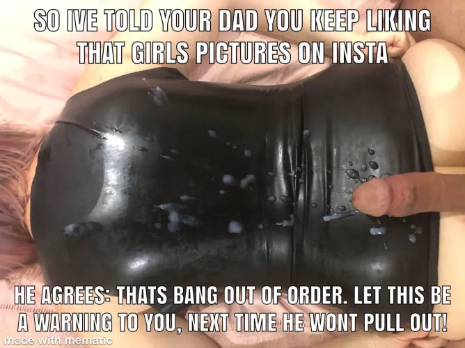 You keep liking all that lastex fetish stuff on instagram and had no idea your girl wore it…. Well… she doesnt for you… by consettperv1