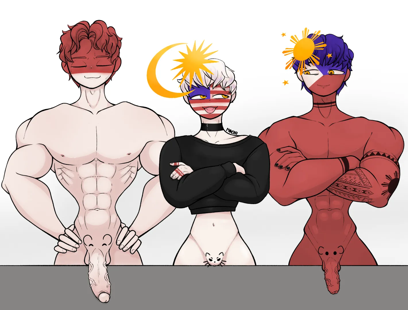 you know this trend right? :p (my artstyle) posted by BLACK_M0CHI