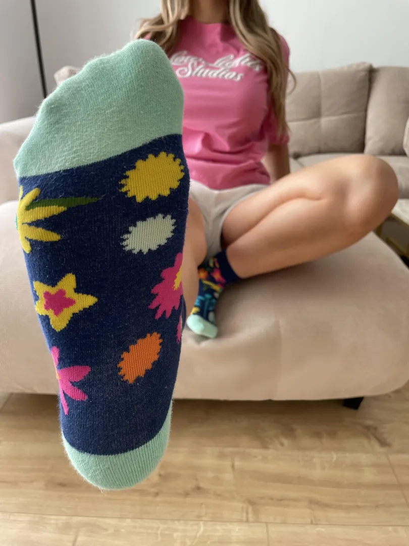 You like colorful socks?  posted by MiaRubina3