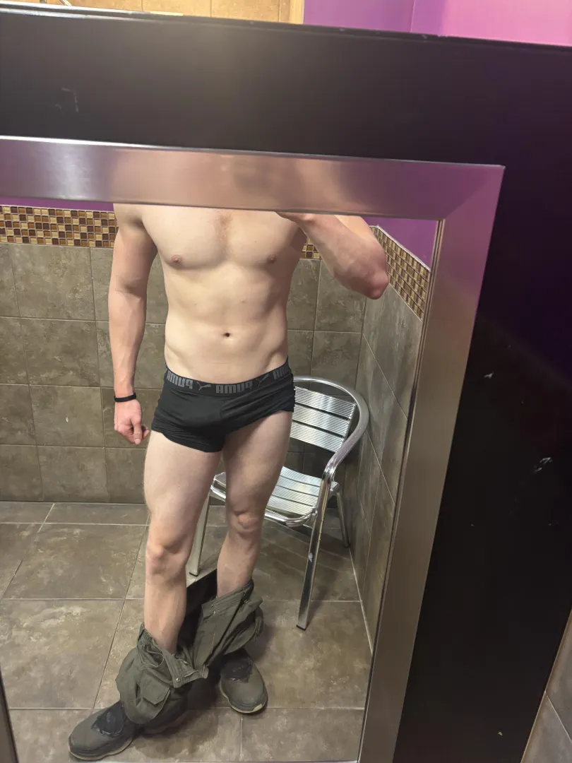 You prefer my thighs or my softie bulge? posted by Flimsy_Month_5012