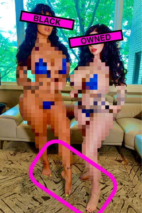 You probably could have guessed that these women were black owned. Even beneath all those heavy pixels you can see the curves they’re working with. No whiteboi was going to be able to handle or satisfy those. They’re blacked by choice but also by nec by WesMantoothBNWO