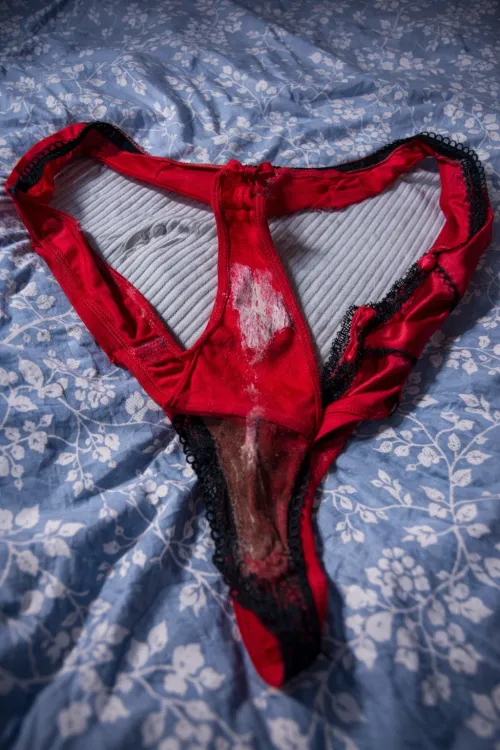 you want a taste of my creamy panties? by Independent-Fox-7482