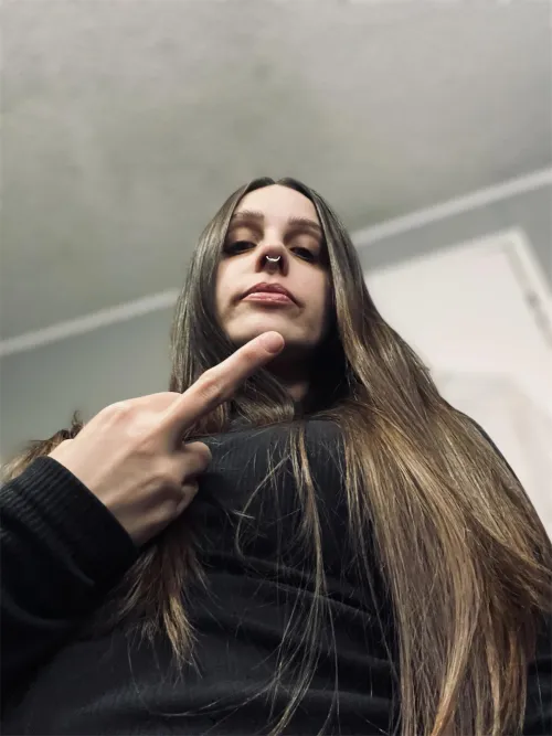 You’d do anything for this finger. by GoddessOlive_