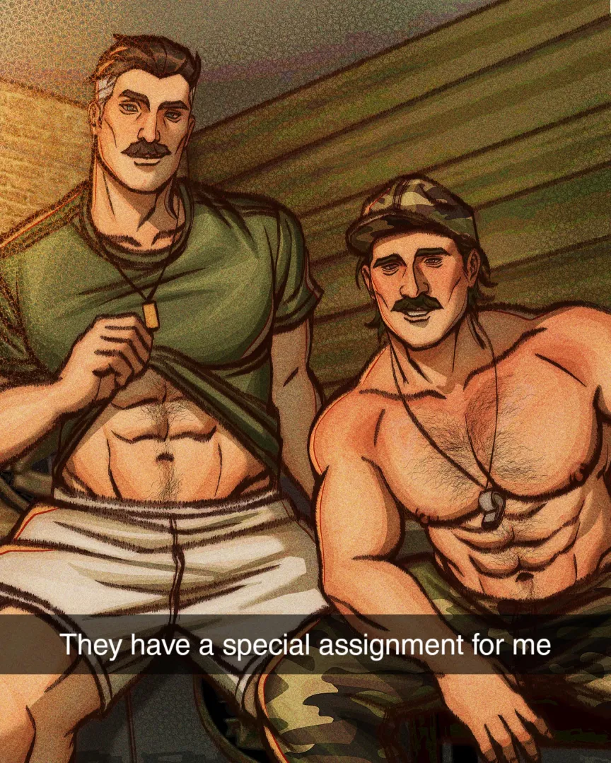 Your drill sergeants (Art by me, x: vaile_valley) posted by vailevalley