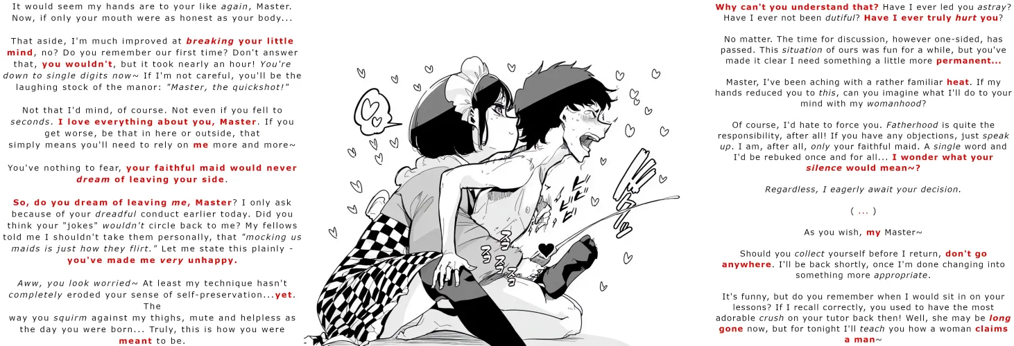 Your Dutiful, Loving, Lovely, Faithful [Maid] [yandere] [femdom] [artist: mizumori omizu] by North_Ask_6264