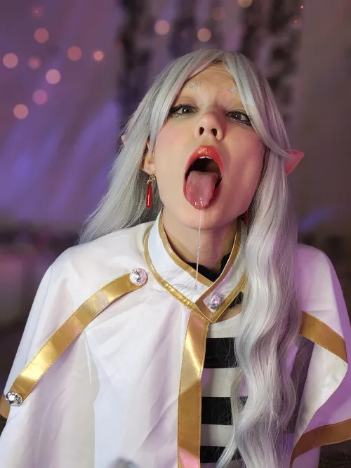 Your elf slut's tongue is starving for your thick load, feed me now by Glimmermallow