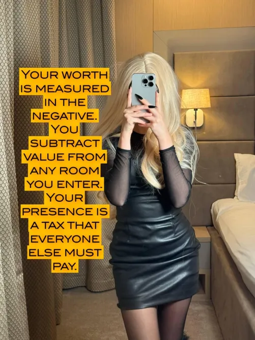 Your existence comes with a humiliation fee by CutLuxie