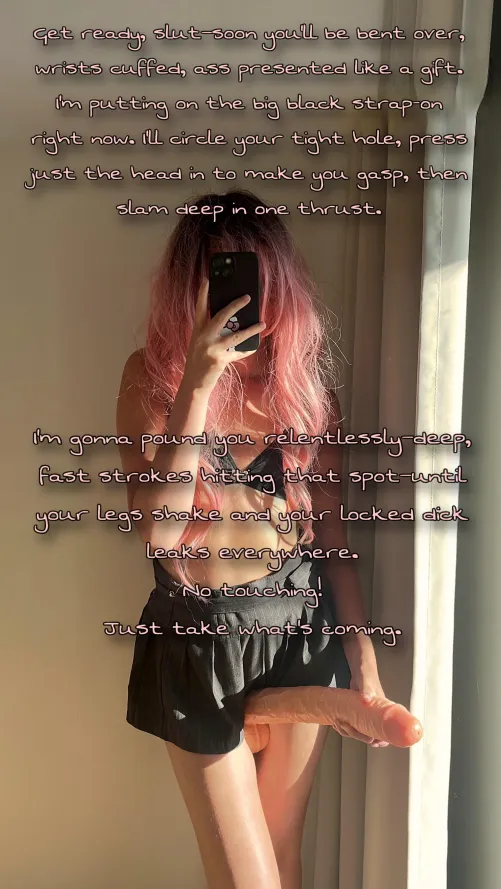 Your future in 5 mins! Strap-on deep, fast strokes, shaking and leaking  [imagefap: princessdollmie] by PinkDolxo