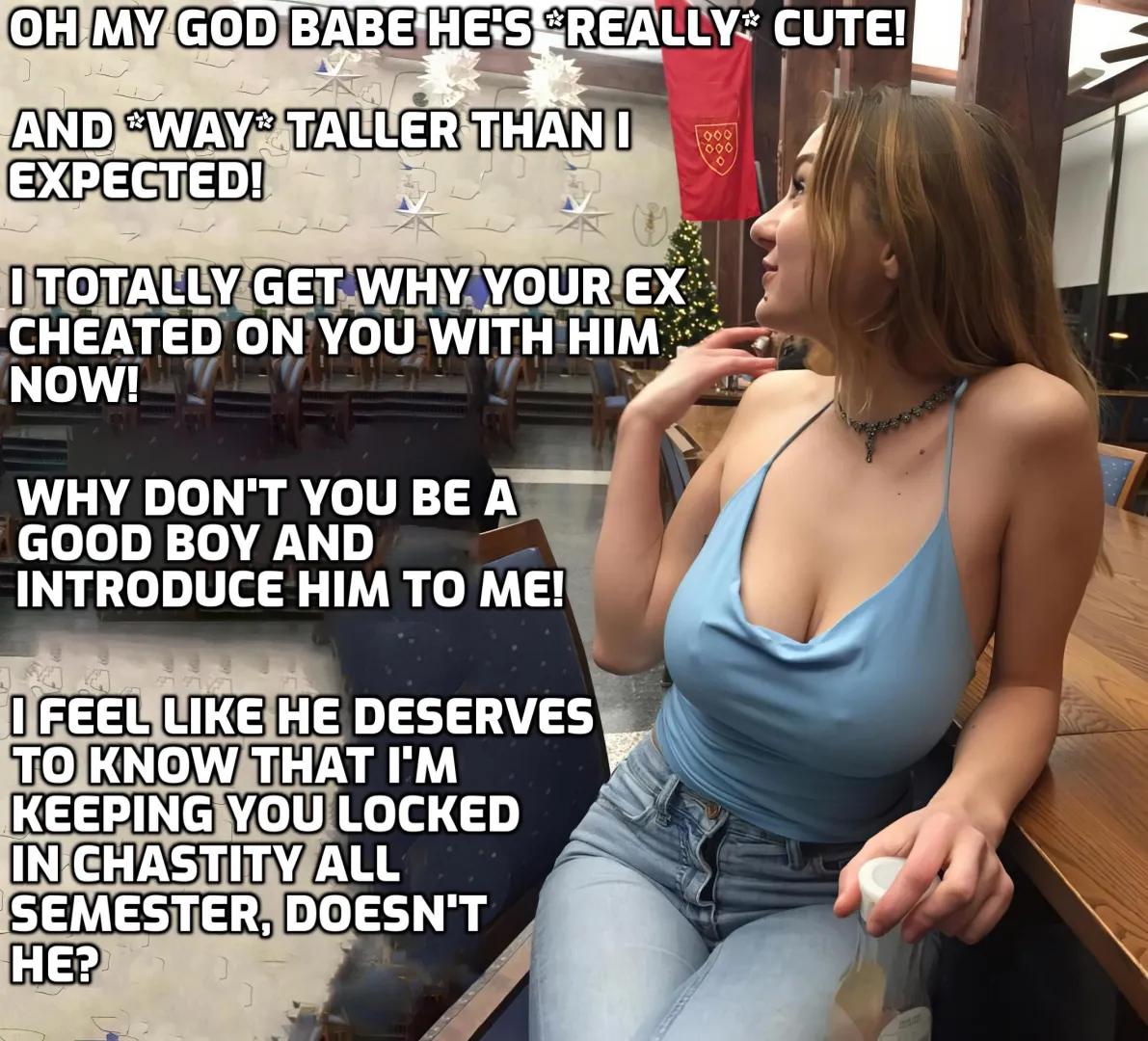 Your girlfriend can't stop herself. posted by nubsimp