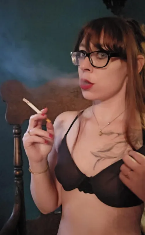 Your new addiction... the inside of my ultra black lungs. Serve, worship, and obey. by MistressThrope