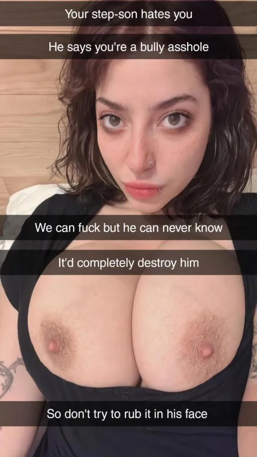 Your step-son can never know by Captionsforever