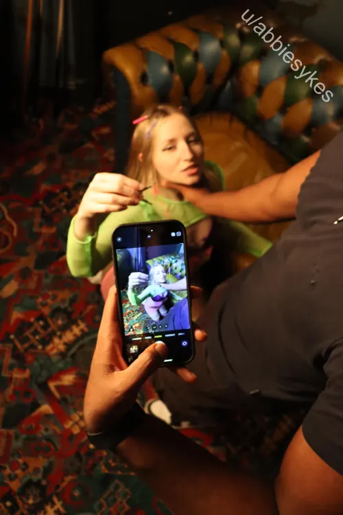 your wife went to a sex club without you..(thats bad). but she sent you lots of photos! (thats good) by Abbiesykes