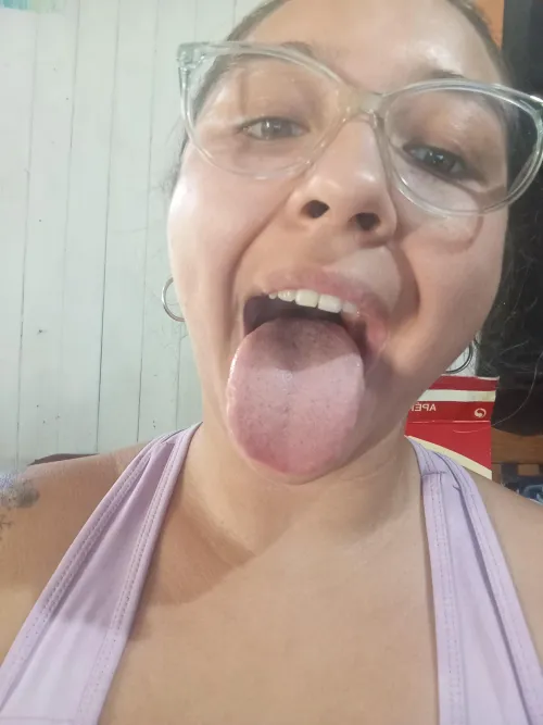 You're in my giant tongue, there, little one by ImpressStandard8667