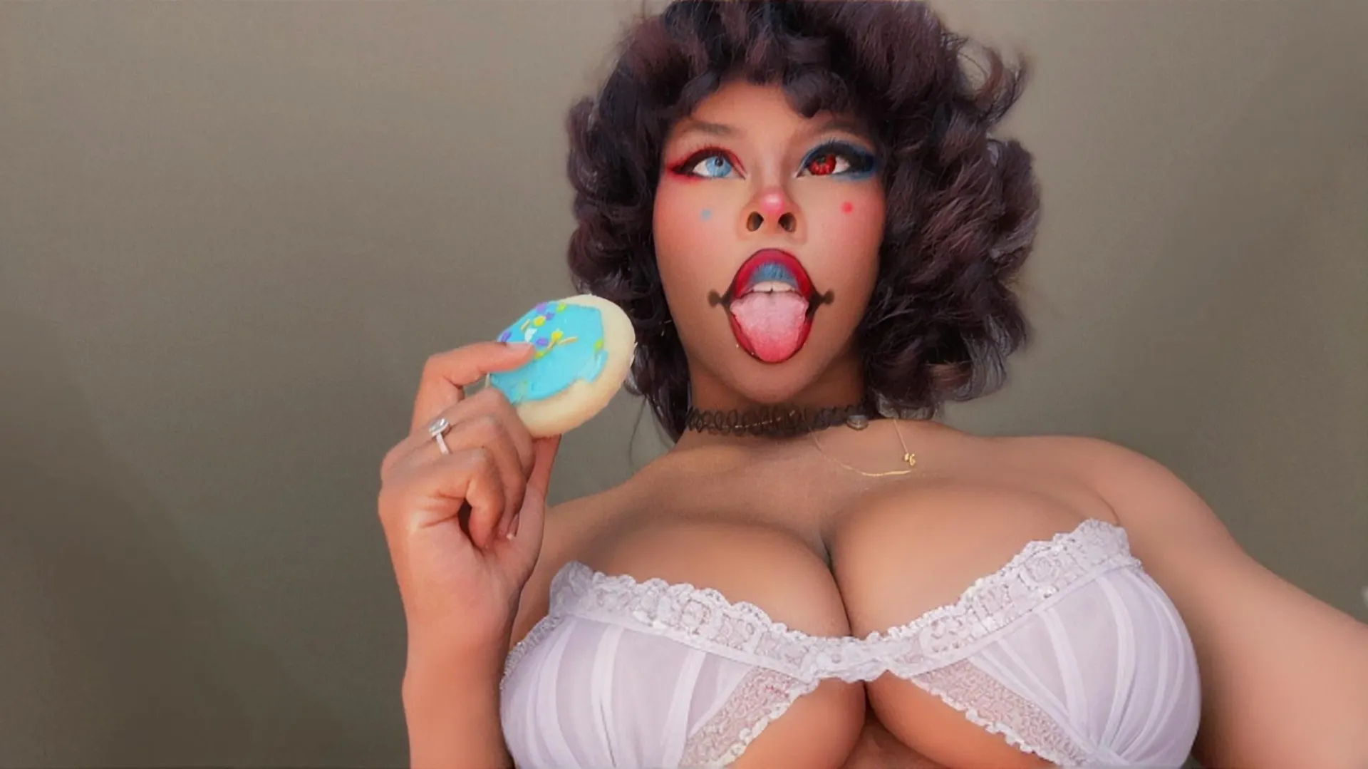 You’re staring quite a bit for someone who hates frosted sugar cookies. posted by TheMelaninWaifu