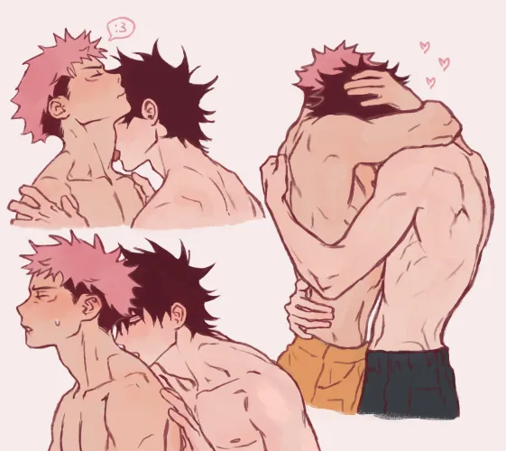 Yuji and Megumi have a Valentine's Day by EternalSnow05